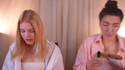 Snapshot of laureengrzybowski chatting on July 2026 07:45:02 AM Hello we are Eva and Lan 3 online show from July 2026 07:45:02 AM