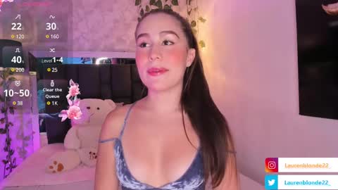 Lauren Blonde online show from February 2025 08:31:02 PM