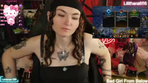 Snapshot of lilithara666 chatting on April 2026 07:01:01 PM Brandi online show from April 2026 07:01:01 PM