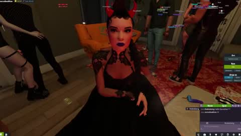 Snapshot of little_doll25 chatting on February 2025 05:52:02 PM Succubus Blue online show from February 2025 05:52:02 PM