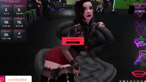 Snapshot of little_doll25 chatting on February 2025 02:03:02 AM Succubus Blue online show from February 2025 02:03:02 AM