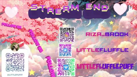 Snapshot of littleflufflepuff chatting on January 2025 09:58:02 PM Riza Riri Puff online show from January 2025 09:58:02 PM