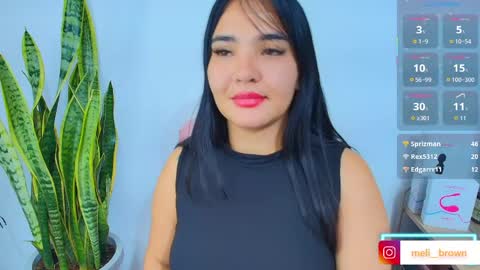 Snapshot of meli__brown chatting on April 2026 08:34:01 AM Independent model online show from April 2026 08:34:01 AM