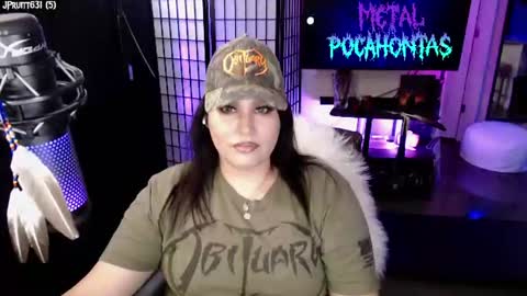 Snapshot of metalpocahotass chatting on June 2026 07:38:02 PM MetalPocahotass online show from June 2026 07:38:02 PM