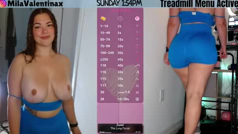 Snapshot of milavalentinax chatting on April 2026 05:54:01 PM Mila Valentina online show from April 2026 05:54:01 PM