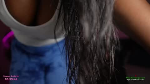 Snapshot of missksavage chatting on September 2025 12:48:02 AM Miss K online show from September 2025 12:48:02 AM