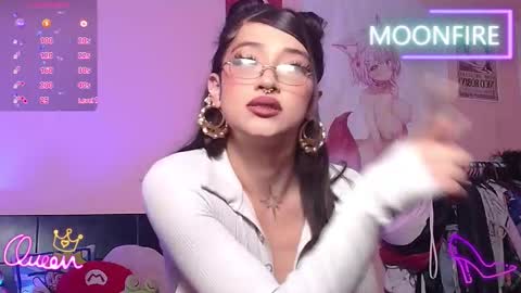 Snapshot of moonfiredance chatting on January 2026 12:35:01 AM Nicky online show from January 2026 12:35:01 AM