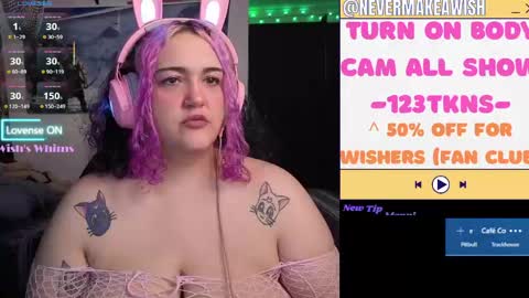 Snapshot of nevermakeawish chatting on May 2026 10:36:01 AM Wishs Playground online show from May 2026 10:36:01 AM