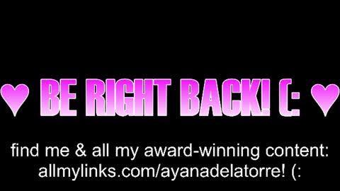 Snapshot of queenayana chatting on July 2026 02:05:17 AM Ayana Delatorre online show from July 2026 02:05:17 AM