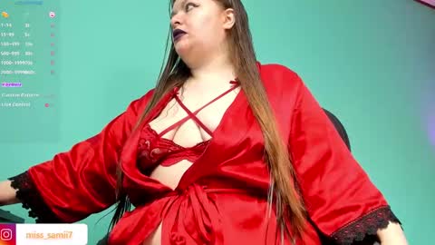Snapshot of queensami7 chatting on February 2025 07:47:02 AM Samantha online show from February 2025 07:47:02 AM
