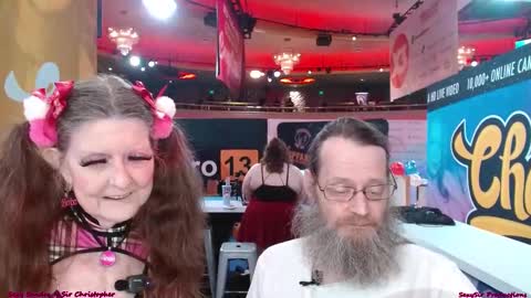 Snapshot of sexysandra_n_sirchristopher chatting on January 2025 11:07:01 PM Sexy Sandra and Sir Christopher online show from January 2025 11:07:01 PM