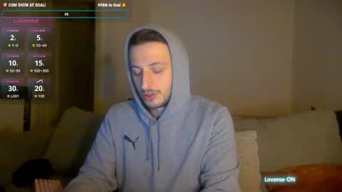 Sinnermann online show from November 2025 10:12:01 PM