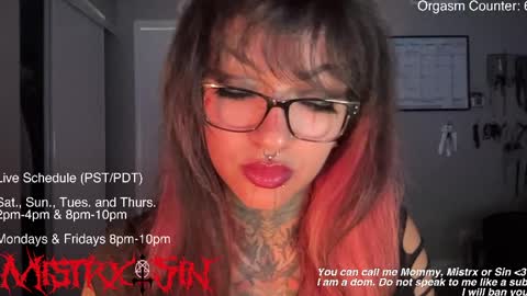 Mistrx Sin online show from June 2026 12:15:02 AM