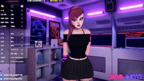 Snapshot of skyeanette chatting on May 2026 01:03:02 AM SkyeAnette online show from May 2026 01:03:02 AM
