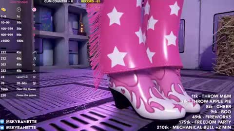 Snapshot of skyeanette chatting on July 2026 01:12:02 AM SkyeAnette online show from July 2026 01:12:02 AM