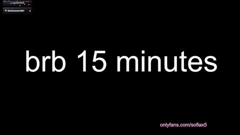 Snapshot of sofiax5 chatting on February 2025 06:50:02 AM Sofi online show from February 2025 06:50:02 AM