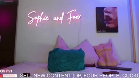 Snapshot of sophie_foxx chatting on July 2026 12:18:02 PM SOPHIE - FOXX online show from July 2026 12:18:02 PM