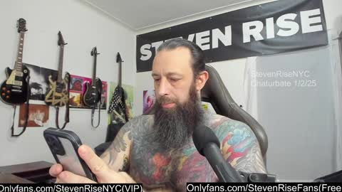 StevenRiseNYC online show from January 2025 10:01:01 PM