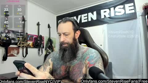 StevenRiseNYC online show from February 2025 12:09:02 PM