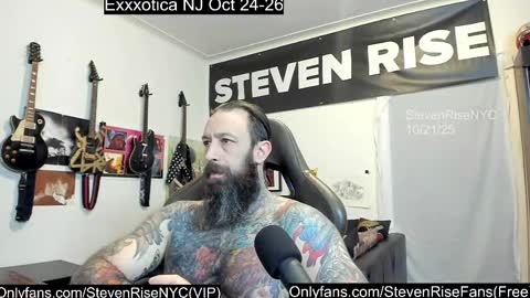 Snapshot of stevenrisenyc chatting on October 2025 12:06:02 PM StevenRiseNYC online show from October 2025 12:06:02 PM