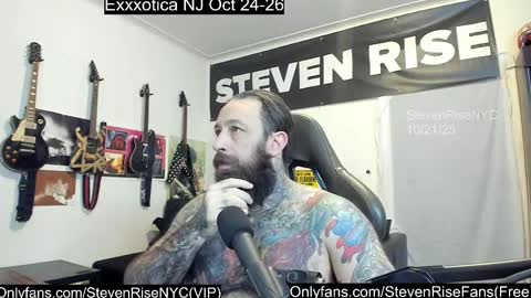 Snapshot of stevenrisenyc chatting on October 2025 12:38:02 PM StevenRiseNYC online show from October 2025 12:38:02 PM