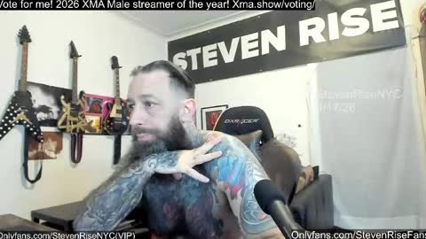 StevenRiseNYC online show from April 2026 12:09:02 PM
