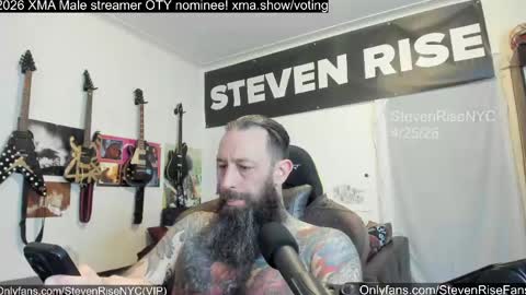 Snapshot of stevenrisenyc chatting on April 2026 01:37:02 PM StevenRiseNYC online show from April 2026 01:37:02 PM