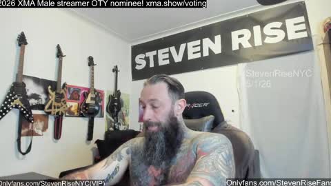 Snapshot of stevenrisenyc chatting on May 2026 11:04:01 AM StevenRiseNYC online show from May 2026 11:04:01 AM