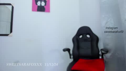 Snapshot of sweetsarafoxxx chatting on December 2024 12:59:02 AM Sara Sofia Libra online show from December 2024 12:59:02 AM