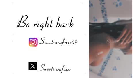 Snapshot of sweetsarafoxxx chatting on December 2024 03:53:02 PM Sara Sofia Libra online show from December 2024 03:53:02 PM
