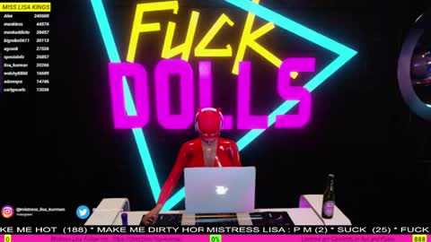  MISTRESS LISA  FIRST 3DXCHAT CAMGIRL   3dxchat anime gaming mistress domina online show from January 2025 03:39:01 PM