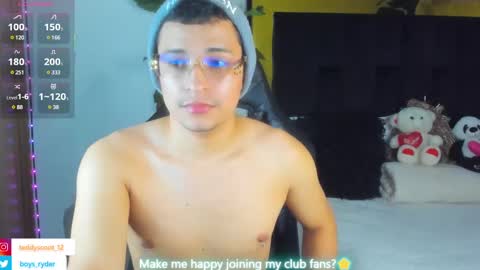  Follow me on Twitter boys ryder and instagram teddyscoot 12  online show from February 2025 08:07:01 AM