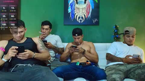 Snapshot of the_golden_boys chatting on December 2025 03:05:01 AM SCOTT THEO KAMERON GENDERSON online show from December 2025 03:05:01 AM