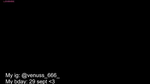 Snapshot of venussx_x chatting on September 2025 06:52:01 PM Venus MY BDAY 29 SEPT online show from September 2025 06:52:01 PM