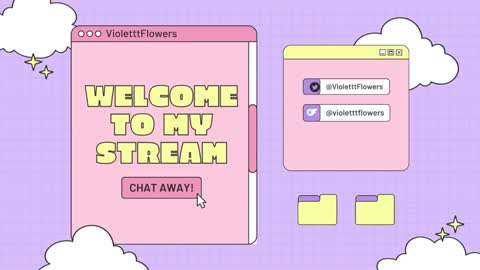 Violet Flowers online show from February 2025 12:25:02 AM