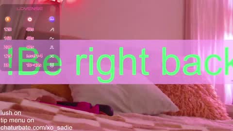 Snapshot of xo_sadie chatting on May 2026 09:25:02 AM Xo Sadie online show from May 2026 09:25:02 AM