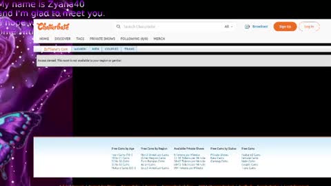Snapshot of zy75ana chatting on July 2026 04:55:01 PM KissmemyLove online show from July 2026 04:55:01 PM