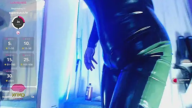 LatexDevil Blondie online show from April 2026 01:23:02 PM