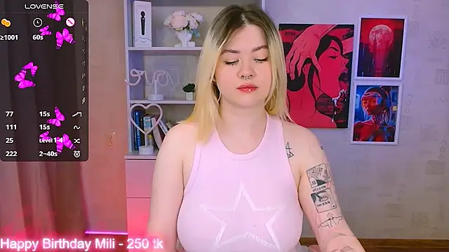 cutie mili online show from January 2025 11:15:02 AM