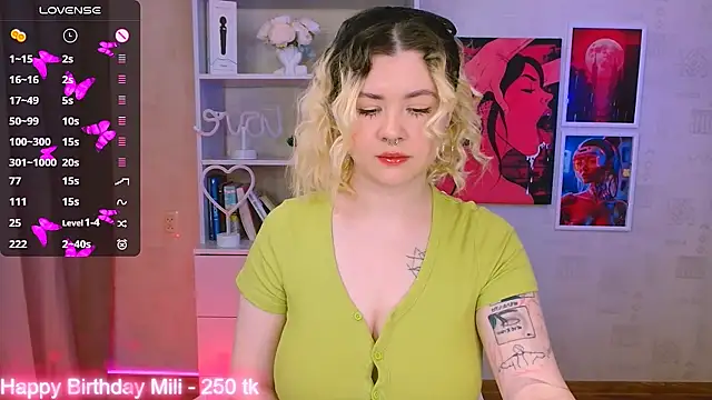 cutie mili online show from January 2025 03:19:02 AM