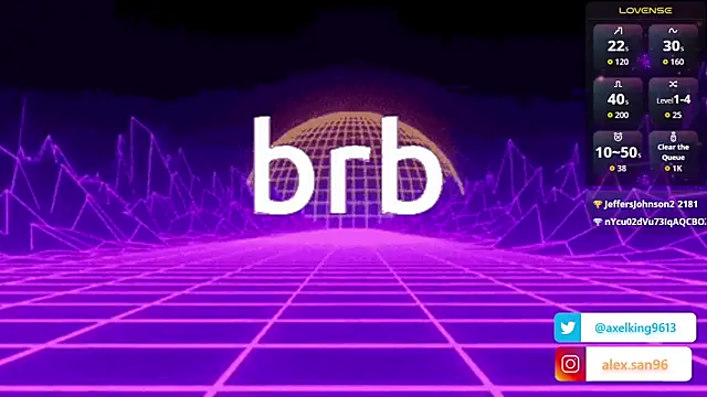 AxelKing1326 online show from October 2025 09:58:02 PM