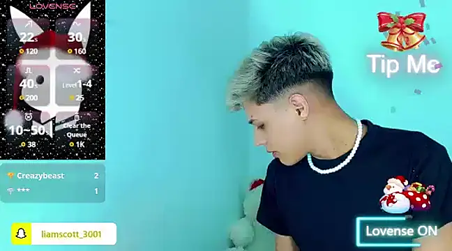 Liamscott  online show from December 2024 07:31:01 AM