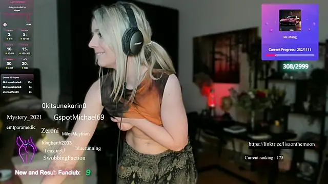 Lisaonthemoon online show from March 2025 02:50:01 AM