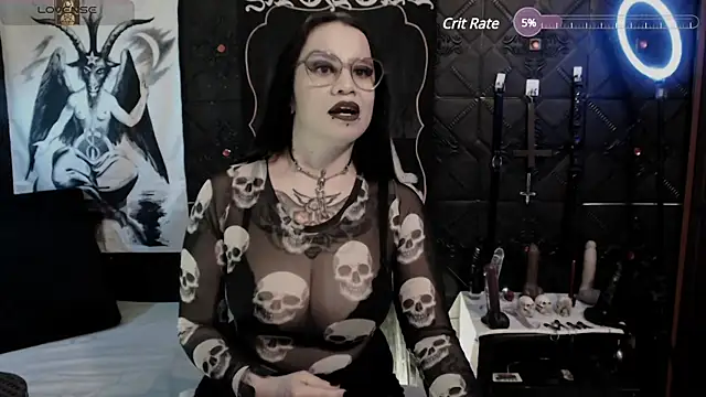 Evil Queen 666 online show from January 2025 05:17:02 AM