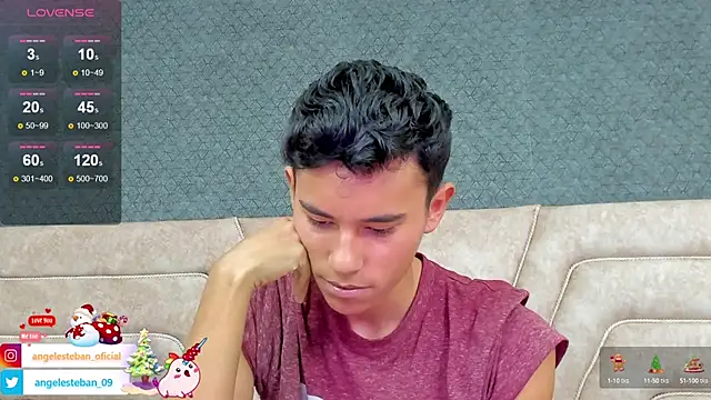 Angel esteban fx online show from December 2024 10:06:01 PM