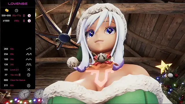 ElfieLove online show from December 2024 06:18:02 PM