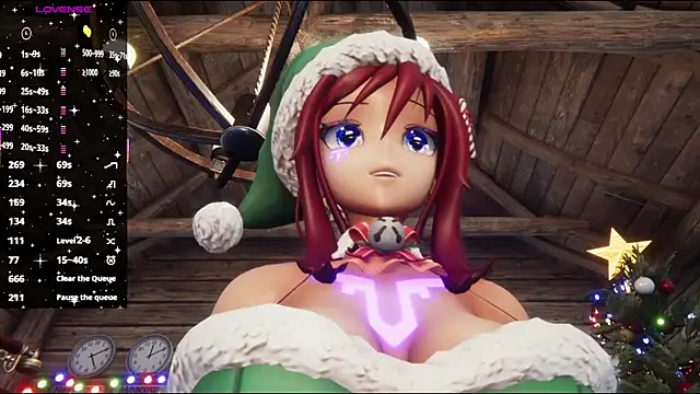 ElfieLove online show from December 2025 05:08:02 PM