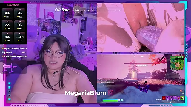 Snapshot of MegariaB chatting on February 2025 06:54:01 AM MegariaB online show from February 2025 06:54:01 AM