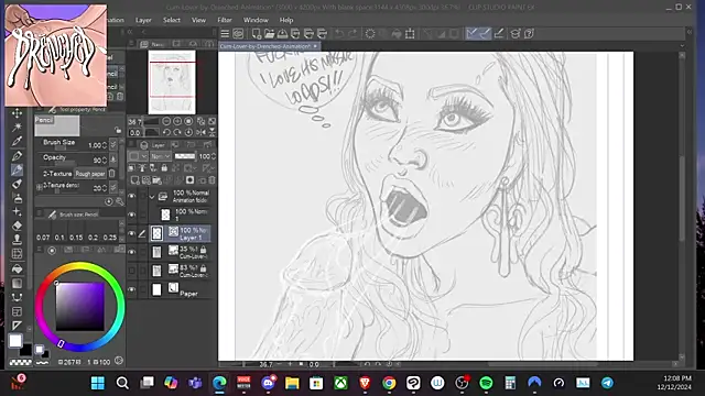 DrenchedArt online show from December 2024 08:10:02 PM