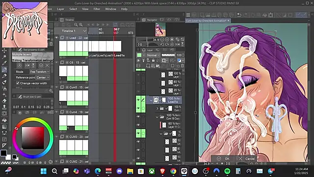 DrenchedArt online show from January 2025 07:24:01 PM